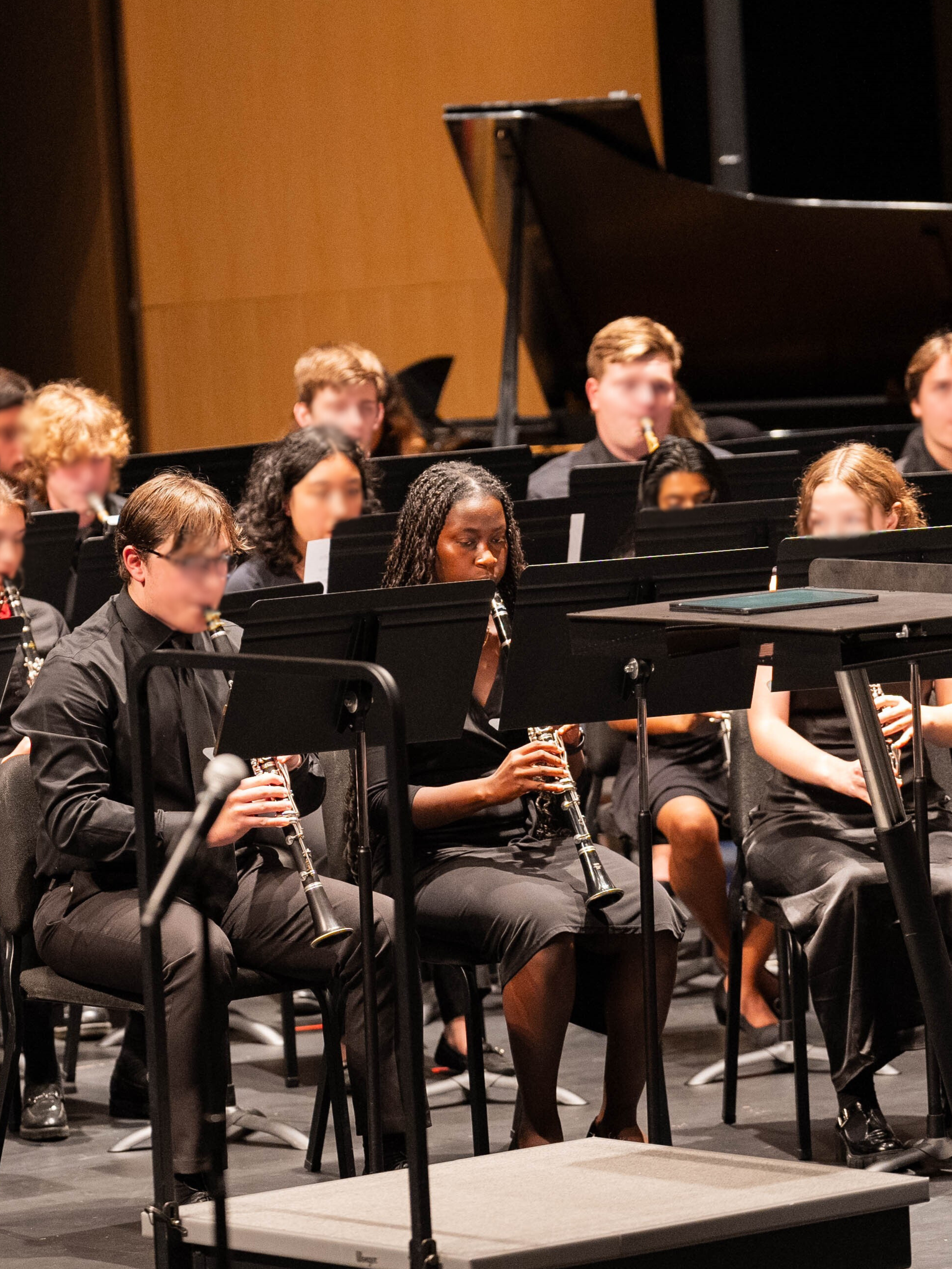 Playing clarinet in VT Symphony Band