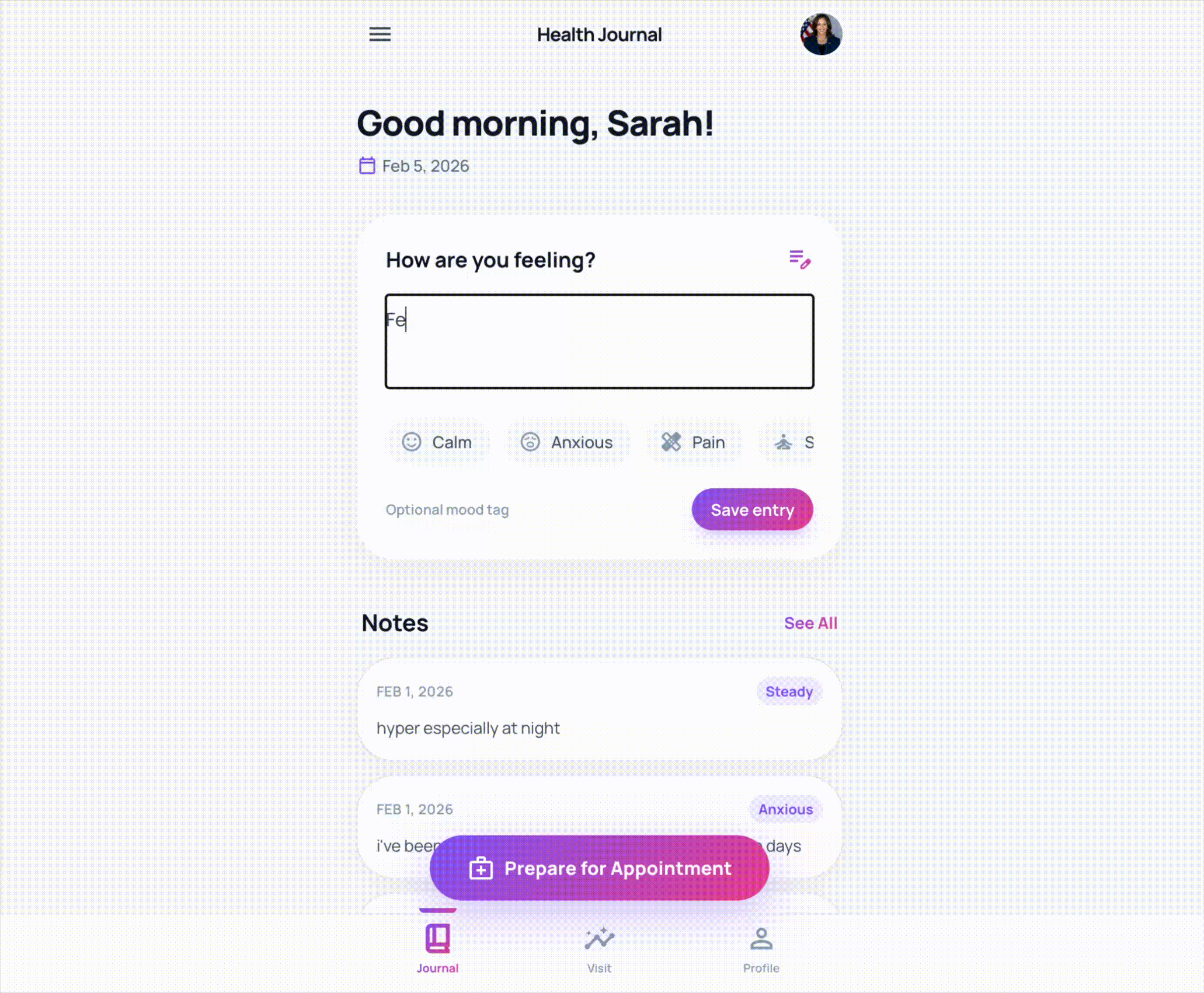 HealthiHer - AI Medical Visit Companion